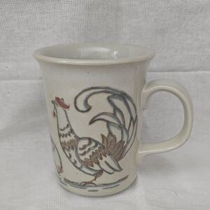 Vintage Otagiri Stoneware Mug Chicken Rooster